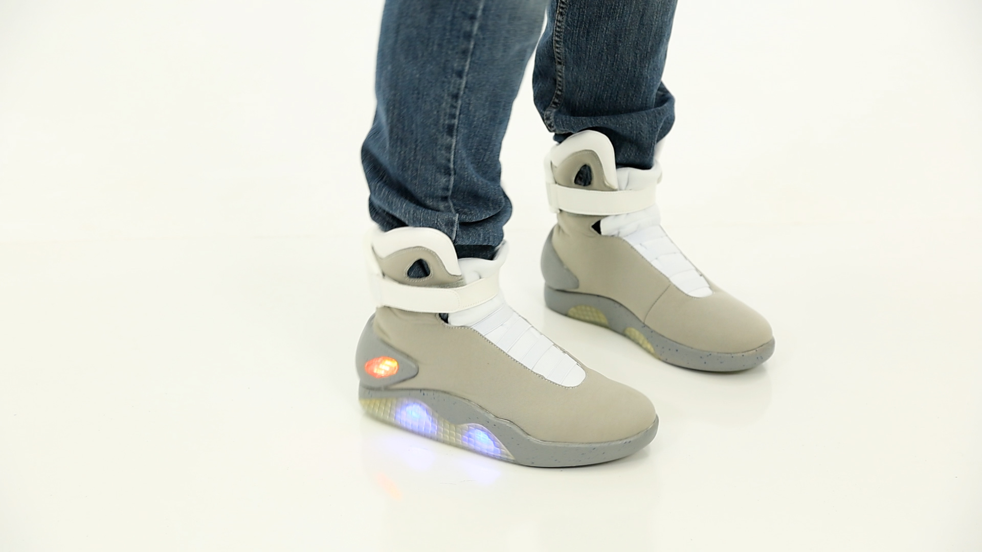 We've waited our whole lives for these Back to the Future 2 Light Up Shoes... and they're finally here! Straight out of Hill Valley circa 2015, complete your Marty McFly costume with these replica shoes.